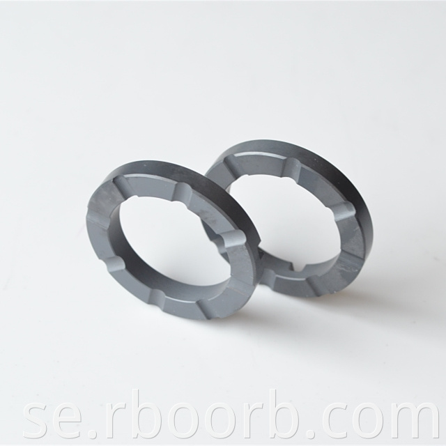 Mirror polish silicon carbide ceramic seal ring